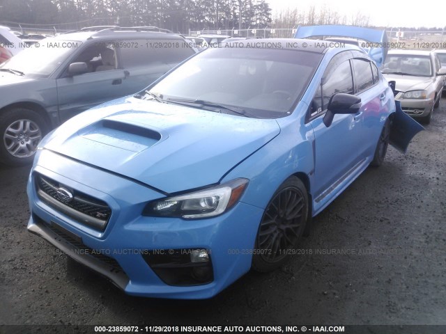 JF1VA2U67G9813635 - 2016 SUBARU WRX STI/LIMITED BLUE photo 2