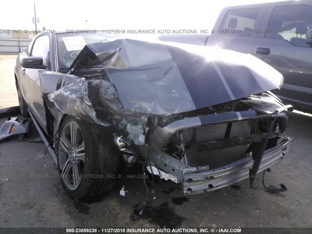 1ZVBP8AM2E5312946 - 2014 FORD MUSTANG GRAY photo 6