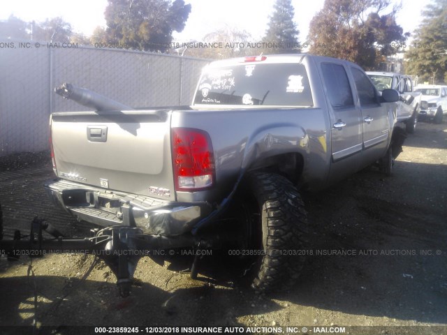 3GTP1VE02DG263397 - 2013 GMC SIERRA C1500 SLE GRAY photo 4