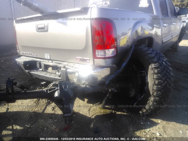 3GTP1VE02DG263397 - 2013 GMC SIERRA C1500 SLE GRAY photo 6