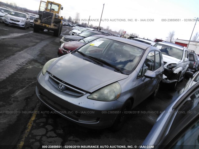 JHMGD384X7S010401 - 2007 HONDA FIT Light Blue photo 2