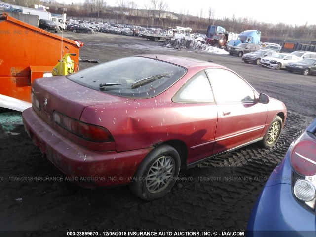JH4DC4453WS018445 - 1998 ACURA INTEGRA LS RED photo 4