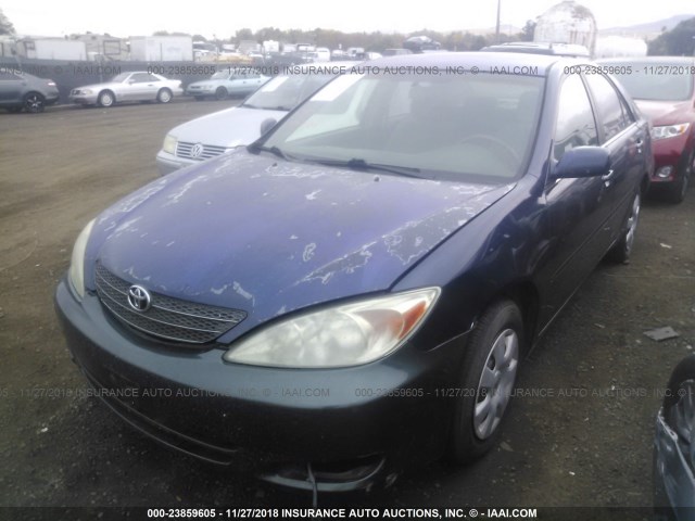 4T1BE32K82U541850 - 2002 TOYOTA CAMRY LE/XLE/SE BLUE photo 6