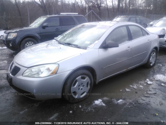 1G2ZF58BX74257246 - 2007 PONTIAC G6 VALUE LEADER/BASE SILVER photo 2