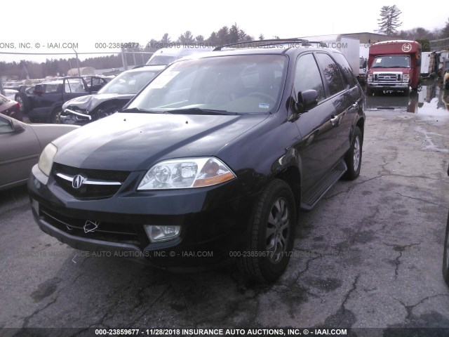 2HNYD18753H501071 - 2003 ACURA MDX TOURING BLACK photo 2