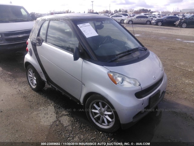 WMEEJ3BA0AK350522 - 2010 SMART FORTWO PURE/PASSION SILVER photo 1