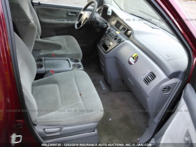 5FNRL18533B028546 - 2003 HONDA ODYSSEY LX RED photo 5