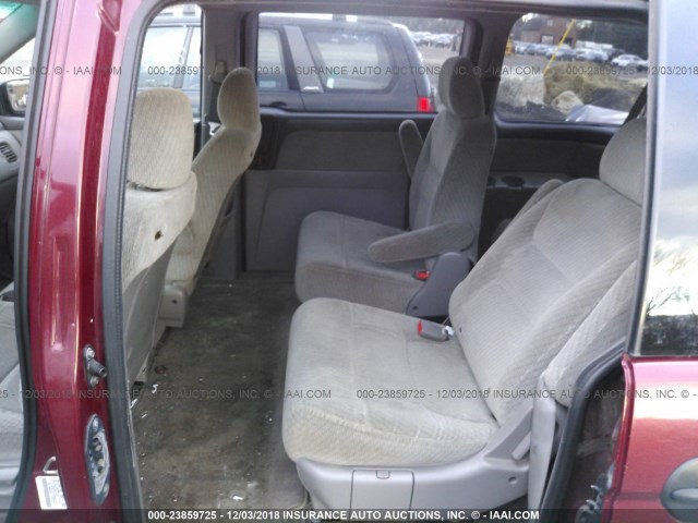 5FNRL18533B028546 - 2003 HONDA ODYSSEY LX RED photo 8