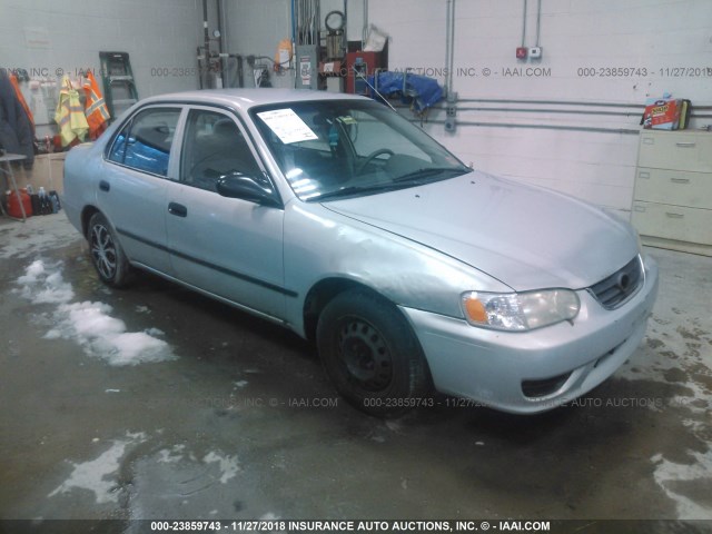 2T1BR12E02C544035 - 2002 TOYOTA COROLLA CE/LE/S SILVER photo 1