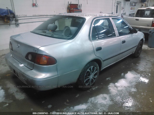 2T1BR12E02C544035 - 2002 TOYOTA COROLLA CE/LE/S SILVER photo 4