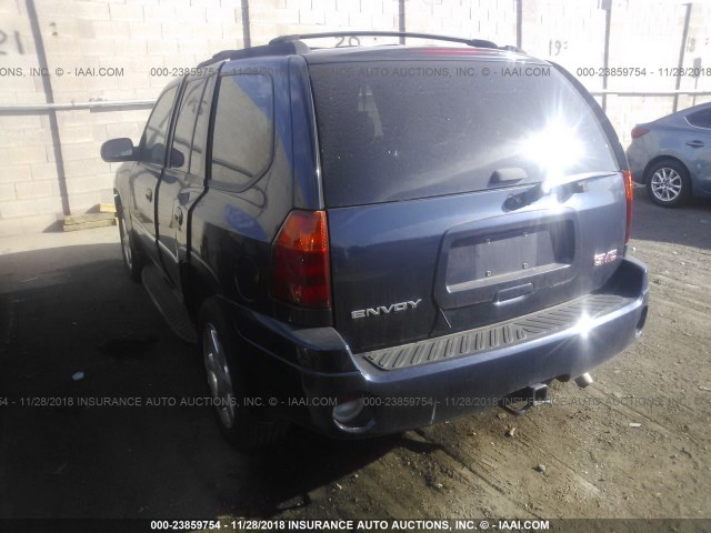 1GKDT13S072223279 - 2007 GMC ENVOY BLUE photo 3