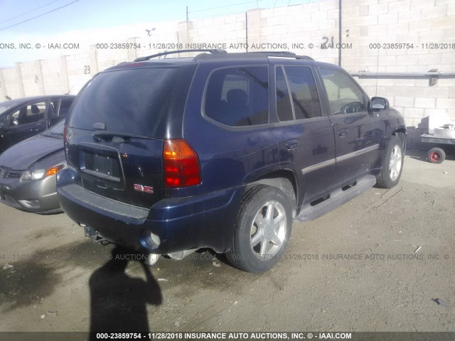 1GKDT13S072223279 - 2007 GMC ENVOY BLUE photo 4