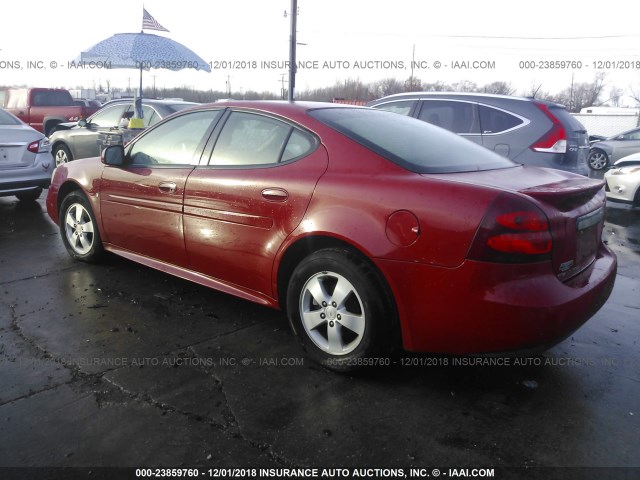 2G2WP552881146308 - 2008 PONTIAC GRAND PRIX წითელი ფოტო 3