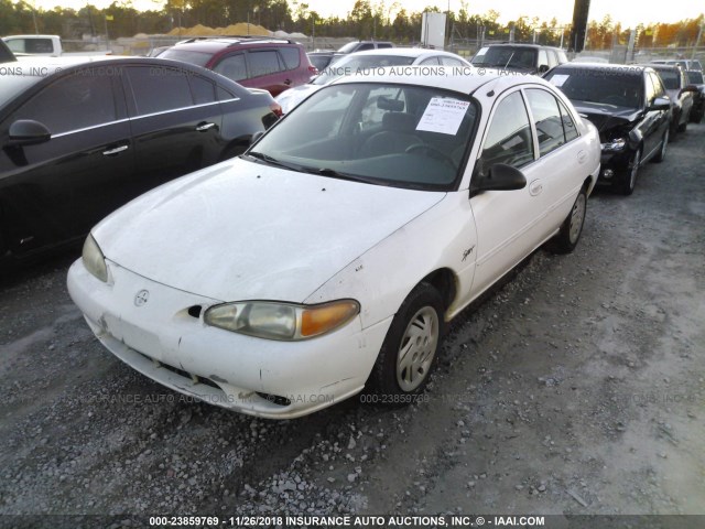 1MEFM13PXWW611347 - 1998 MERCURY TRACER LS/SPORT WHITE photo 2