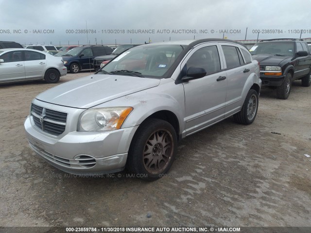 1B3HB48B07D173340 - 2007 DODGE CALIBER SXT SILVER photo 2