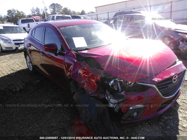 3MZBM1L74FM144696 - 2015 MAZDA 3 TOURING RED photo 1