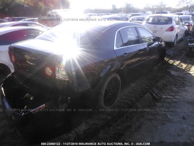 1G1ZB5E1XBF129095 - 2011 CHEVROLET MALIBU LS 黑色 照片 4