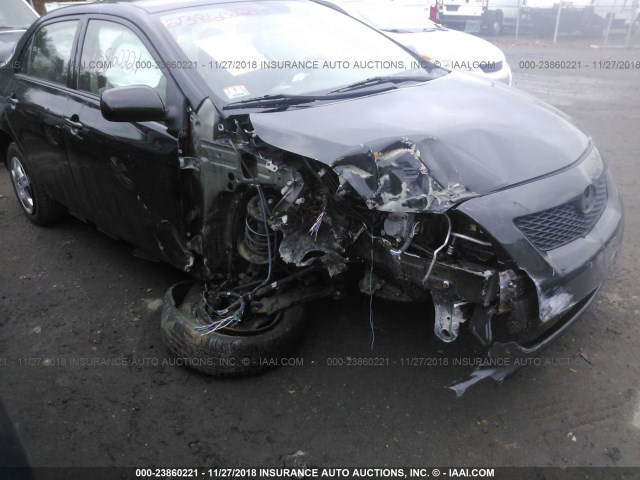 1NXBU4EE0AZ178716 - 2010 TOYOTA COROLLA S/LE/XLE BLACK photo 6