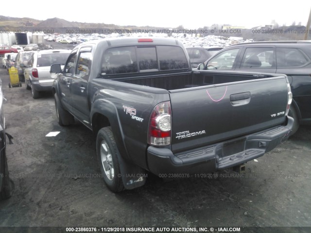 3TMLU4EN2AM051060 - 2010 TOYOTA TACOMA DOUBLE CAB 灰色 照片 3