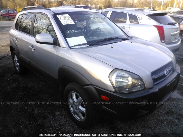 KM8JN72D45U125402 - 2005 HYUNDAI TUCSON GLS/LX SILVER photo 6