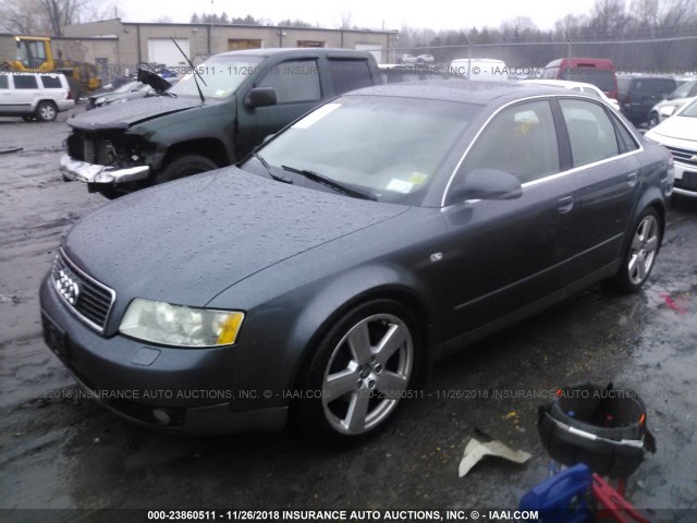 WAULT68E82A216776 - 2002 AUDI A4 3.0 QUATTRO Light Blue photo 2