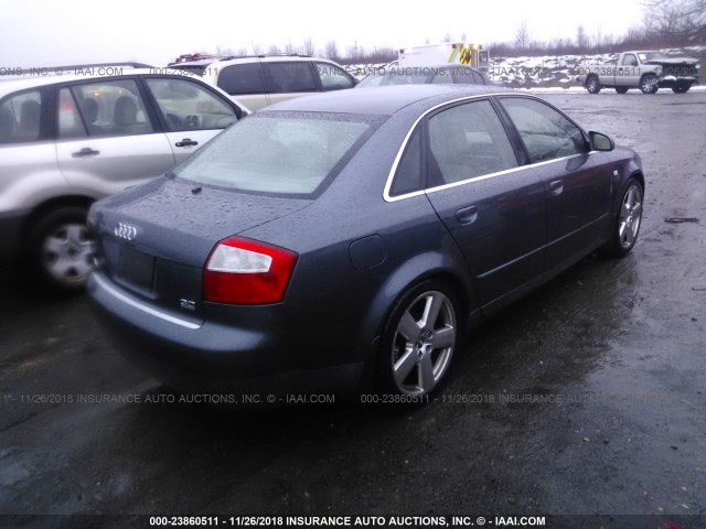 WAULT68E82A216776 - 2002 AUDI A4 3.0 QUATTRO Light Blue photo 4