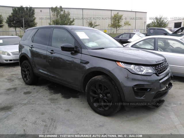 SALCT2BG5GH565035 - 2016 LAND ROVER DISCOVERY SPORT HSE LUXURY GRAY photo 1