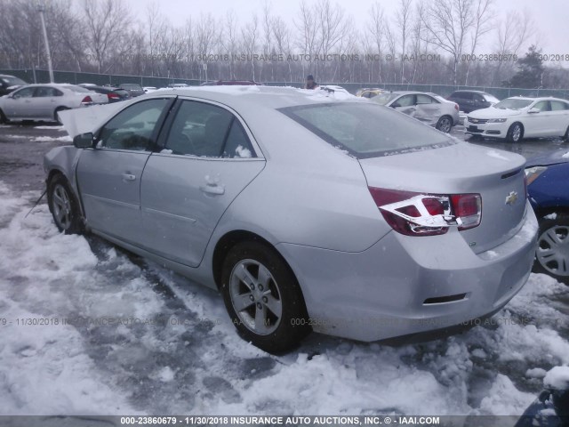 1G11A5SL4FF266481 - 2015 CHEVROLET MALIBU LS 银色 照片 3