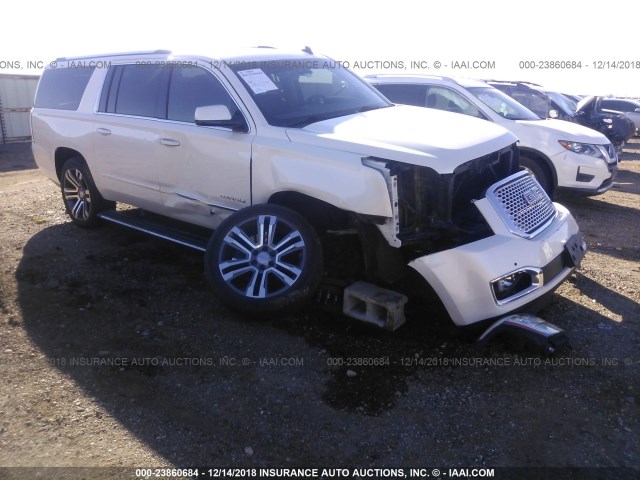 1GKS2JKJ4FR146960 - 2015 GMC YUKON XL DENALI WHITE photo 1