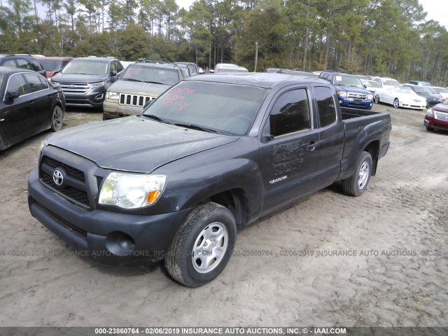 5TFTX4CN5BX004546 - 2011 TOYOTA TACOMA ACCESS CAB ნაცრისფერი ფოტო 2
