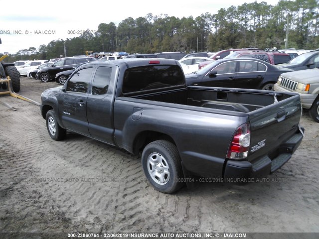 5TFTX4CN5BX004546 - 2011 TOYOTA TACOMA ACCESS CAB ნაცრისფერი ფოტო 3