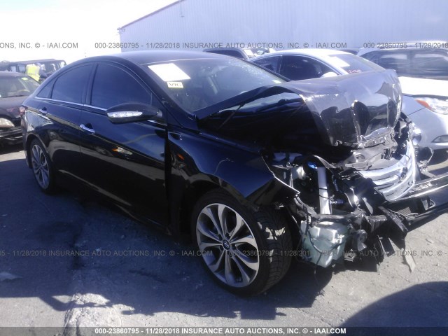 5NPEC4ACXEH893639 - 2014 HYUNDAI SONATA SE/LIMITED BLACK photo 1