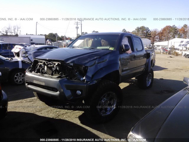 5TFLU4EN7CX030847 - 2012 TOYOTA TACOMA DOUBLE CAB GRAY photo 6