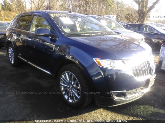 2LMDJ8JK1CBL16197 - 2012 LINCOLN MKX BLUE photo 1