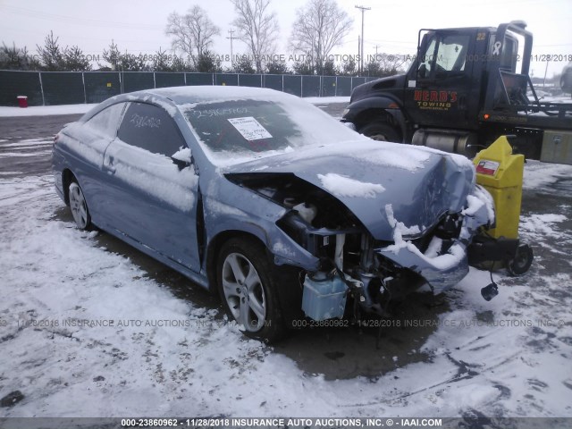 4T1CE30P97U755305 - 2007 TOYOTA CAMRY SOLARA SE/SLE BLUE photo 1