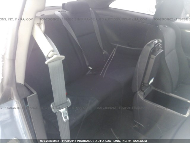 4T1CE30P97U755305 - 2007 TOYOTA CAMRY SOLARA SE/SLE BLUE photo 8