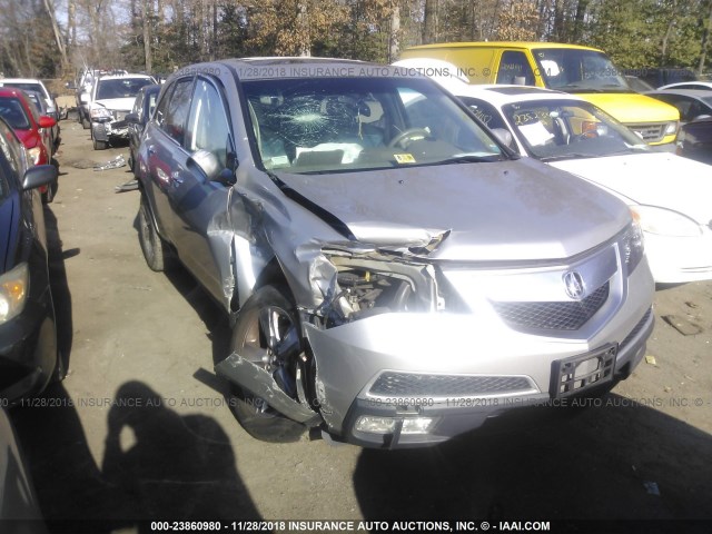 2HNYD2H35DH522281 - 2013 ACURA MDX TECHNOLOGY SILVER photo 1