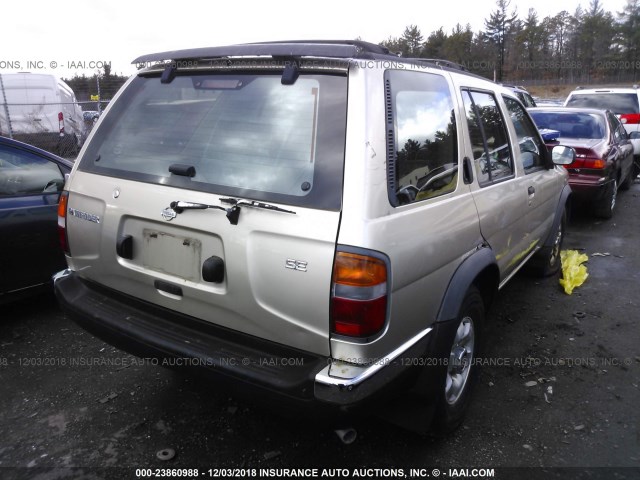 JN8AR05Y2WW237799 - 1998 NISSAN PATHFINDER LE/SE/XE GOLD photo 4