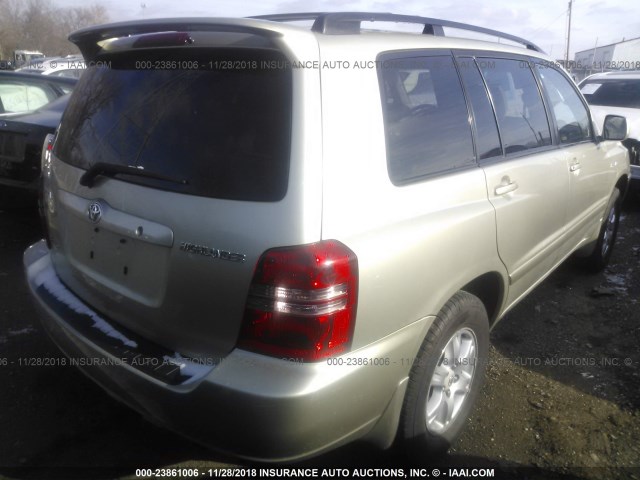 JTEHF21A230134304 - 2003 TOYOTA HIGHLANDER LIMITED SILVER photo 4