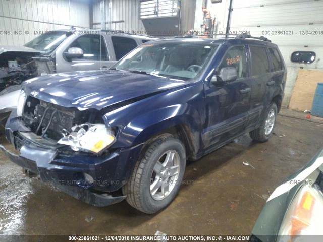 1J8HR48N75C589515 - 2005 JEEP GRAND CHEROKEE LAREDO/COLUMBIA/FREEDOM 蓝色 照片 2