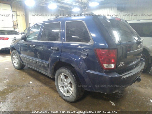 1J8HR48N75C589515 - 2005 JEEP GRAND CHEROKEE LAREDO/COLUMBIA/FREEDOM 蓝色 照片 3