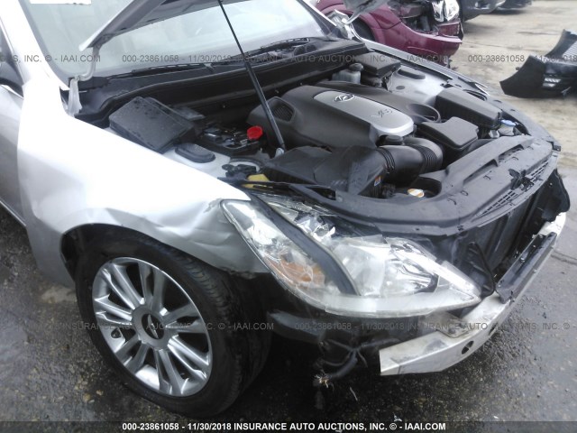 KMHGC46F89U044130 - 2009 HYUNDAI GENESIS 4.6L SILVER photo 6