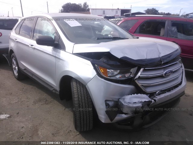 2FMPK3G98JBC58289 - 2018 FORD EDGE SE SILVER photo 1