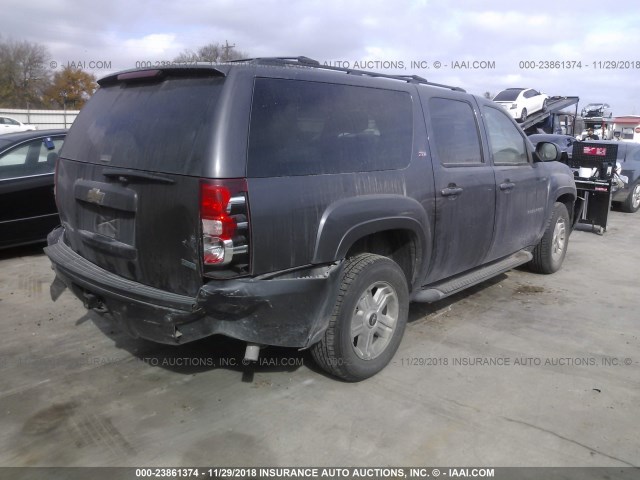 1GNSKJE38BR188218 - 2011 CHEVROLET SUBURBAN K1500 LT GRAY photo 4