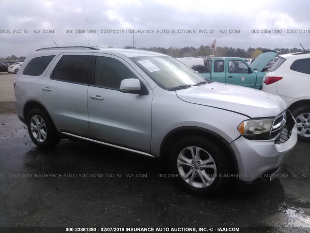 1C4SDJDT0CC117541 - 2012 DODGE DURANGO CREW SILVER photo 1