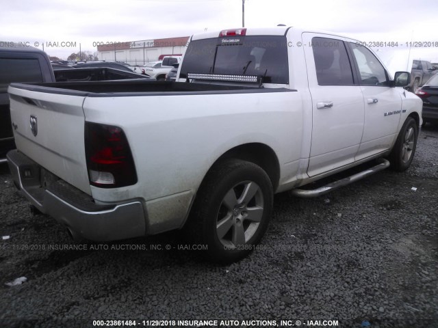 1C6RD6LT4CS225736 - 2012 DODGE RAM 1500 SLT WHITE photo 3