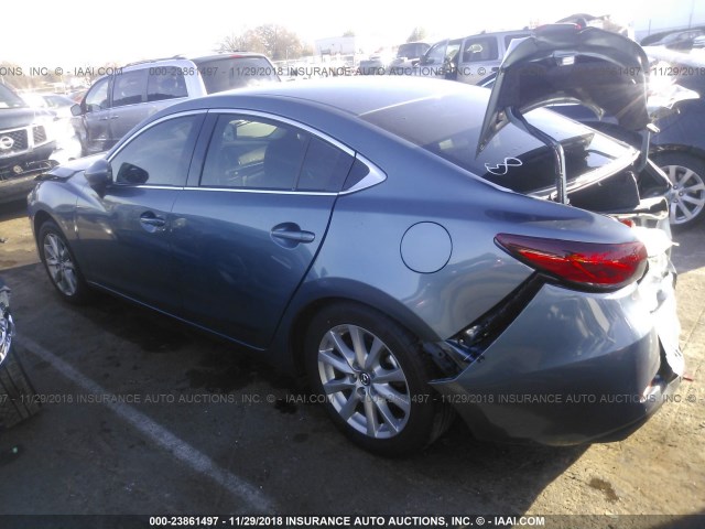 JM1GJ1U69E1147239 - 2014 MAZDA 6 SPORT Dark Blue photo 3