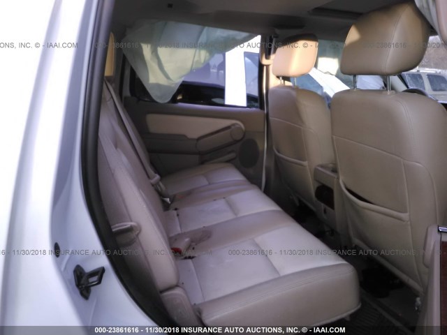 1FMEU74828UA27719 - 2008 FORD EXPLORER EDDIE BAUER WHITE photo 8