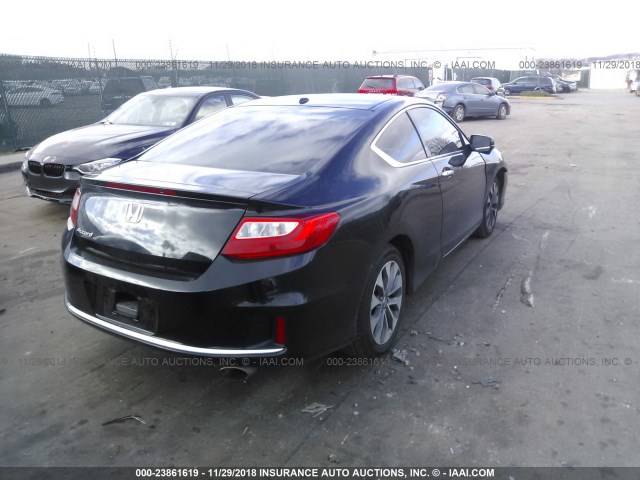 1HGCT1B89DA010220 - 2013 HONDA ACCORD EXL BLACK photo 4