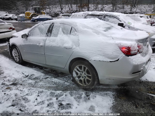 1G11C5SL1EF284803 - 2014 CHEVROLET MALIBU 1LT SILVER photo 3